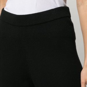 NWT 100% cashmere Rosetta Getty knitted track pants